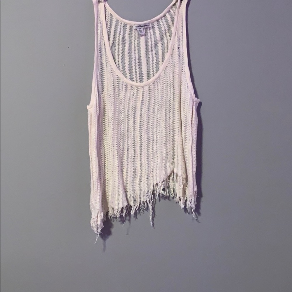 white small tank top